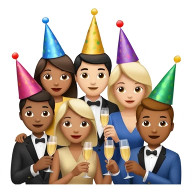 Red group peoples party sticker