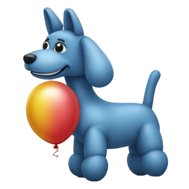 Balloon animal sticker