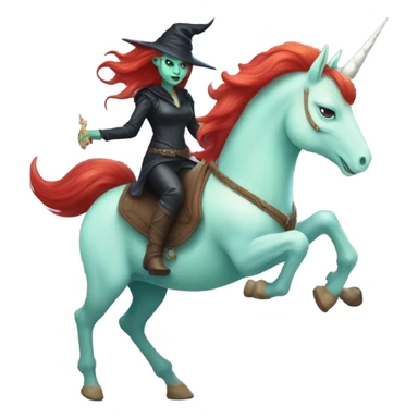 [politically incorrect, shield(
	{ female, alien, witch, color: light green, hair:red, eyes:cat} ]
	on a 
	[{ unicorn: white, legged:four, mane: light blue }]) sticker