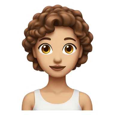 cœur brisé rose brunette sticker