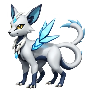 Genet-Absol-Kyurem-Zeraora-Primagen-fusion-creature  sticker