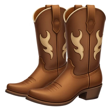 Cowboy boots sticker