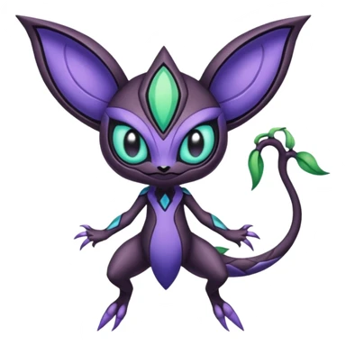 Colorful Exotic Meloetta-Sableye-Virizion-Venom-Stitch-Fakémon-creature-hybrid sticker
