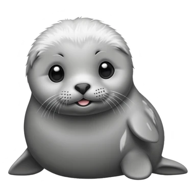 A super super cute seal sticker