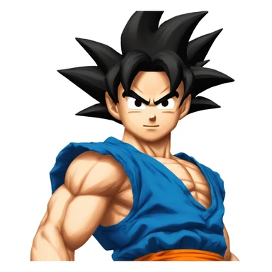 Goku super sayen blue sticker
