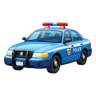 Police car sticker