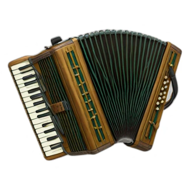 Erlandskian Hylian Accordion Instrument sticker
