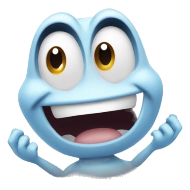 oggy saying hey with hands sticker