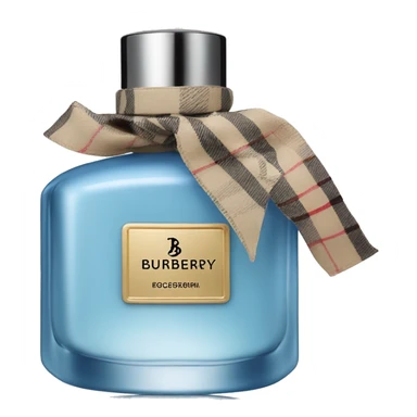 light blue Burberry cologne  sticker