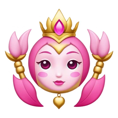 belief gold pink sticker