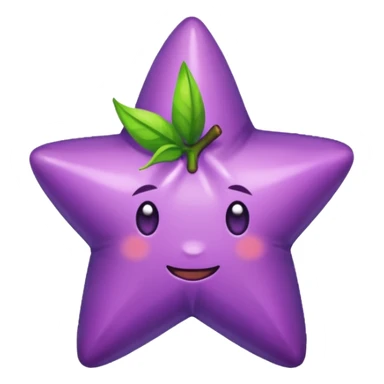 Stardew valley starfruit purple sticker