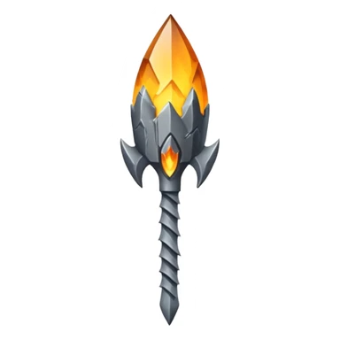 earth elemental spear sticker