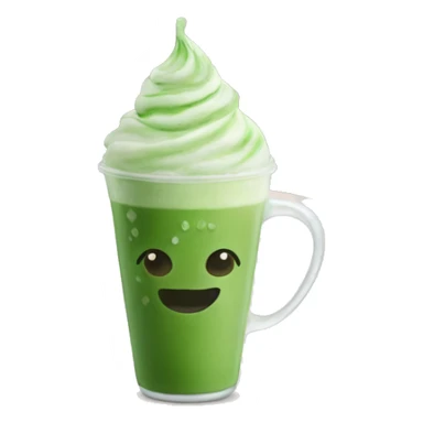 ICE matcha latte  sticker