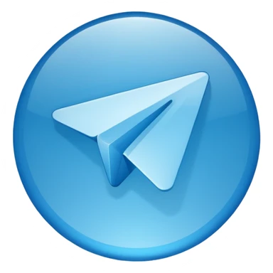 telegram logo sticker