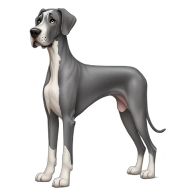 Great Dane Dog Full Body sticker