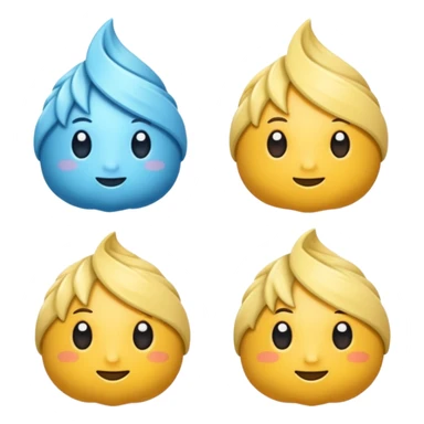 Glitter pacote de pipoca, listras roxas e azul ciano sticker