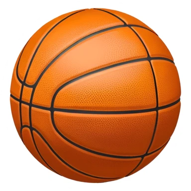 shiny bronze basketball with orange seams, metallic bronze material, reflective copper-brown surface sticker