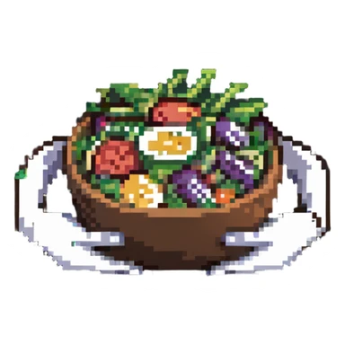 hands holding a salad bowl sticker