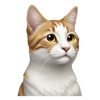 Белый кот  sticker