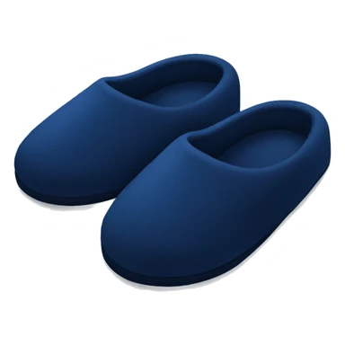 Navy blue slippers  sticker