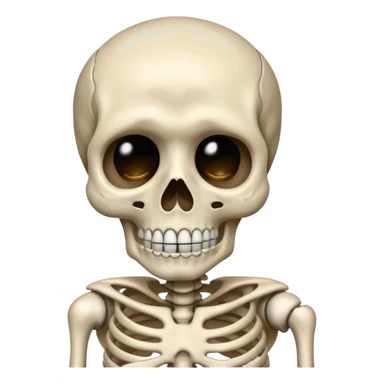 Squelette qui pleure sticker