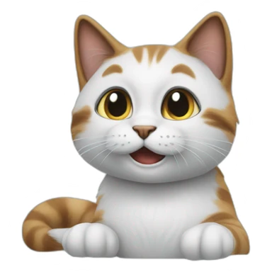 smurf cat meme we live we love we lie sticker