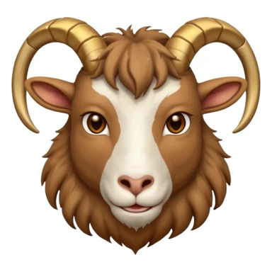 Una cabra macho con flow de rapero  sticker