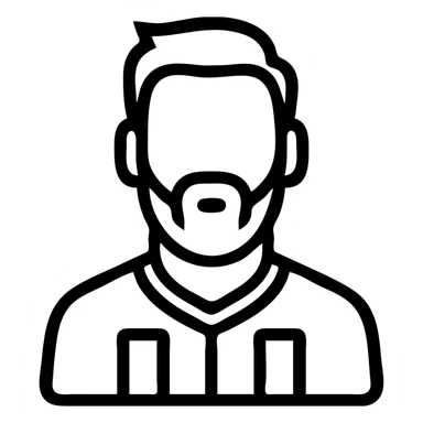 lionel messi simple modern icon, clean lines, minimal details, easily recognizable sports figure sticker