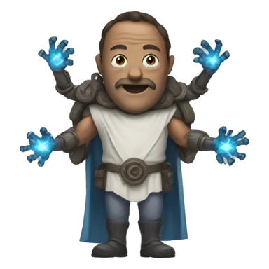 6-armed software god sticker