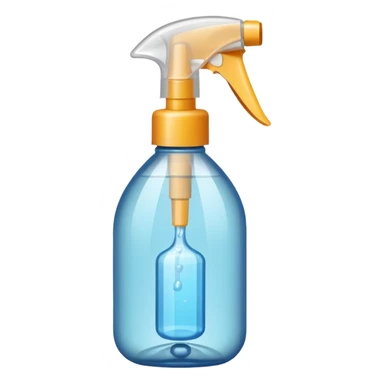 Sanitizer amber spray bottle sticker