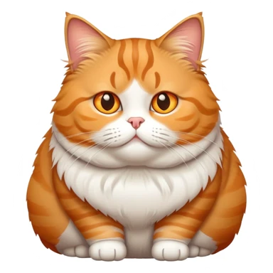 a fat tabi cat sticker