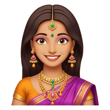diwali woman sticker