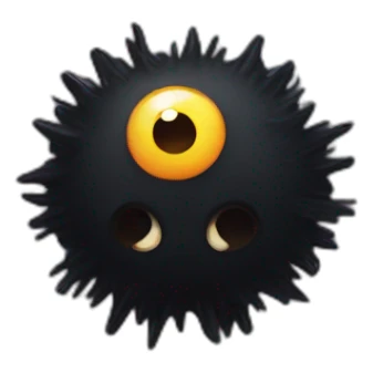 Soot sprite sticker