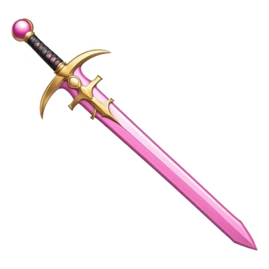 Pink sword  sticker