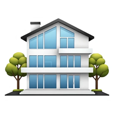 morden house sticker