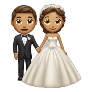 homme qui demmande une femme en mariage sticker