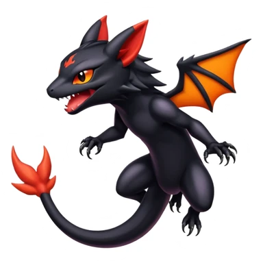 Shiny Epic Badass Dark Noibat-Salandit-Litten-Hybrid sticker
