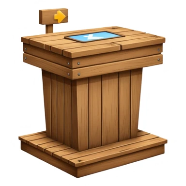soapbox podium sticker