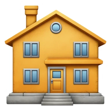 coin concrete house sticker