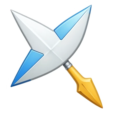 Flèche blanche a gauche sticker