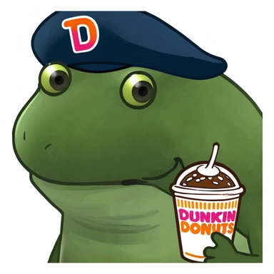 Dunkin Donuts sticker