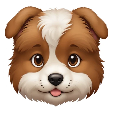 Puppy giving side eye sticker