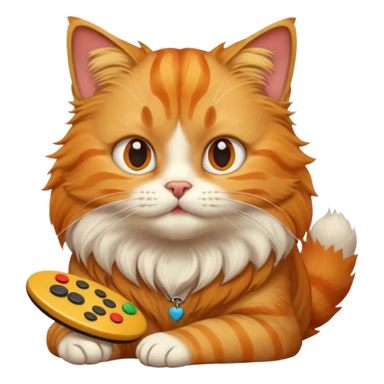 Oyun oynayan kral kedi sticker
