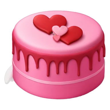 valentine’s day cake sticker