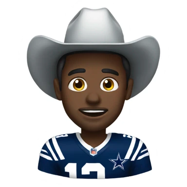 Dallas cowboy fan sticker