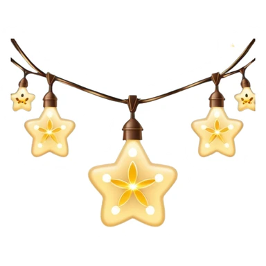 twinkle fairy string lights sticker