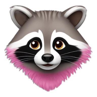 pink-racoon sticker