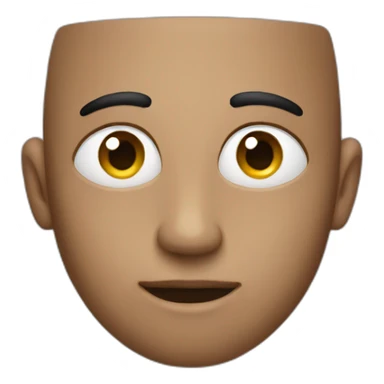 Face with eyes to the left sticker