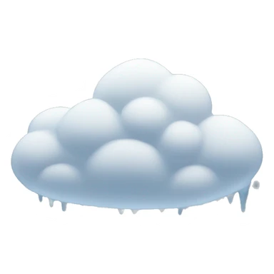 Snow falling from the sky sticker