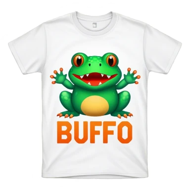 Shirt that says “team bufo” on it  sticker